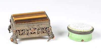 paint swirled metal casket box|Specialist Objects of Virtu Auctions & Valuations at Toovey’s in .